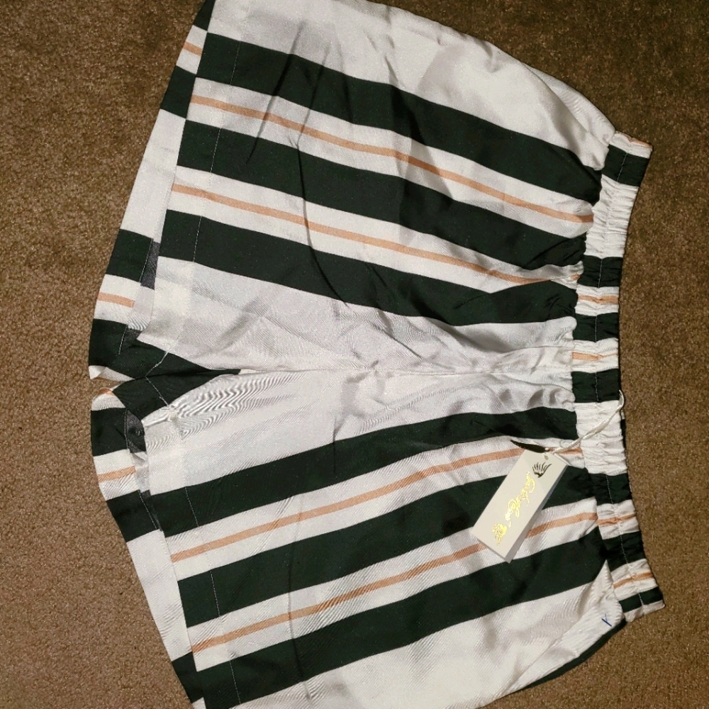 Gold Hawk 100% Silk Shorts (L)